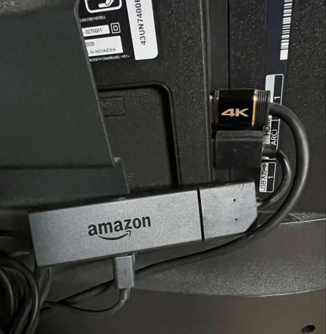 LG スマートテレビ 大画面43UN7400PJA 43 43インチ