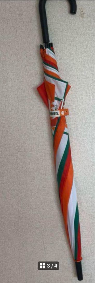 3本 セット！！【香港限定】新品未使用セブンイレブン ロゴ入り カラフル雨傘