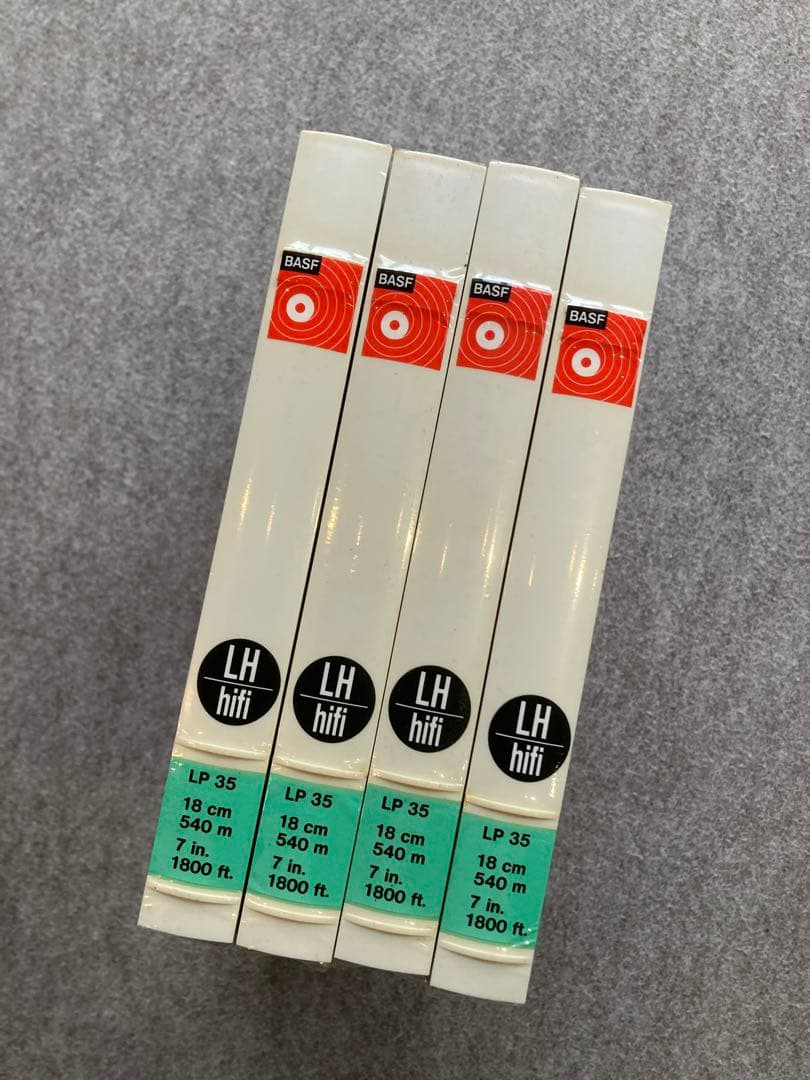 BASF LP 35 オーディオテープ 4本セット オープンリール