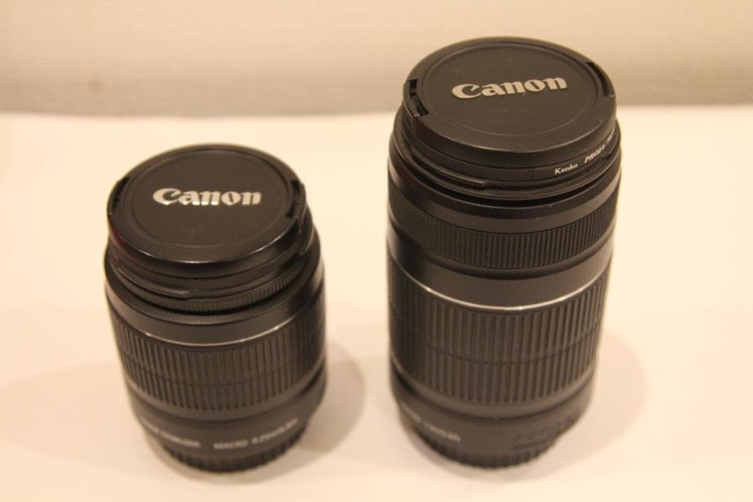 Canon EFS 18-55mm & 55-250mm ズームレンズセット