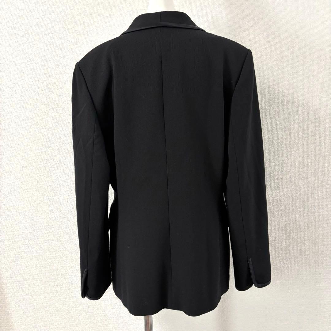 クリスチャンディオール　テーラードジャケット パイピングジャケット　ブラック