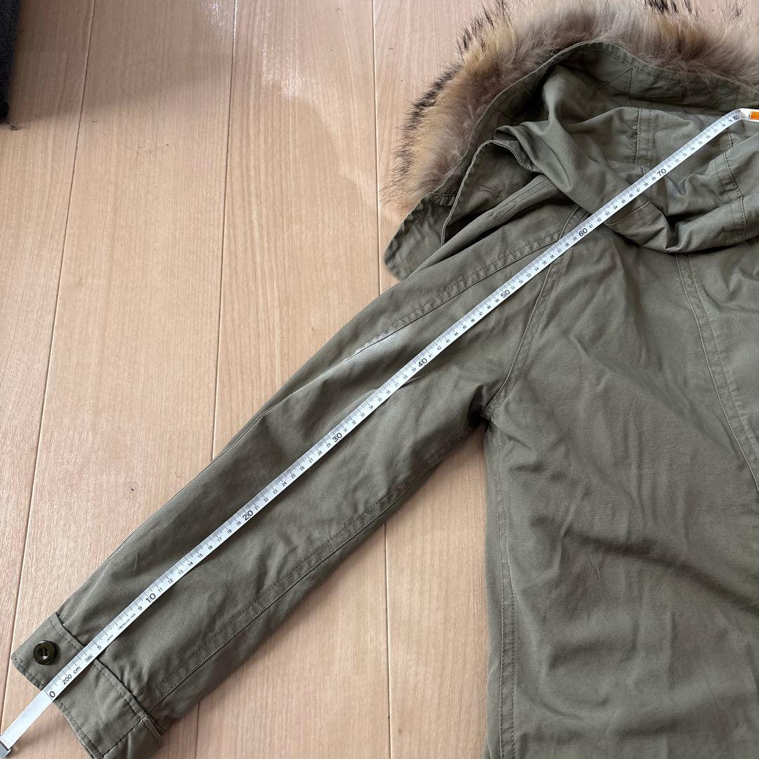 フェアリーグランジ ファー付きモッズコート 平成ギャル y2k モッズコート