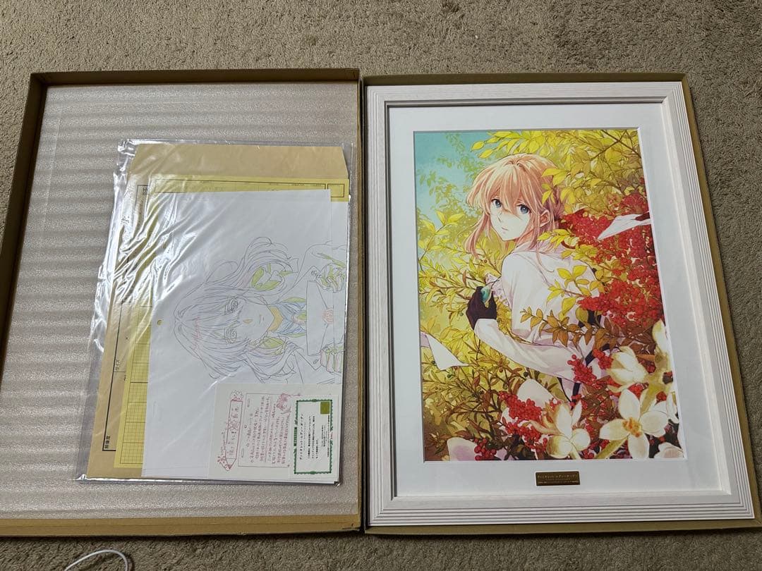 ヴァイオレット・エヴァーガーデン 額装アート& 描き下ろし生動画