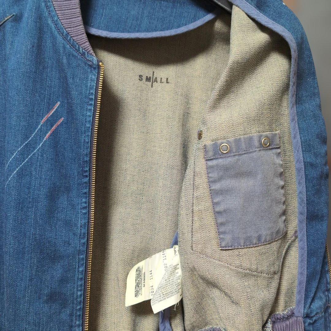 美品リーバイスレッド　デニムブルゾンショート丈　S