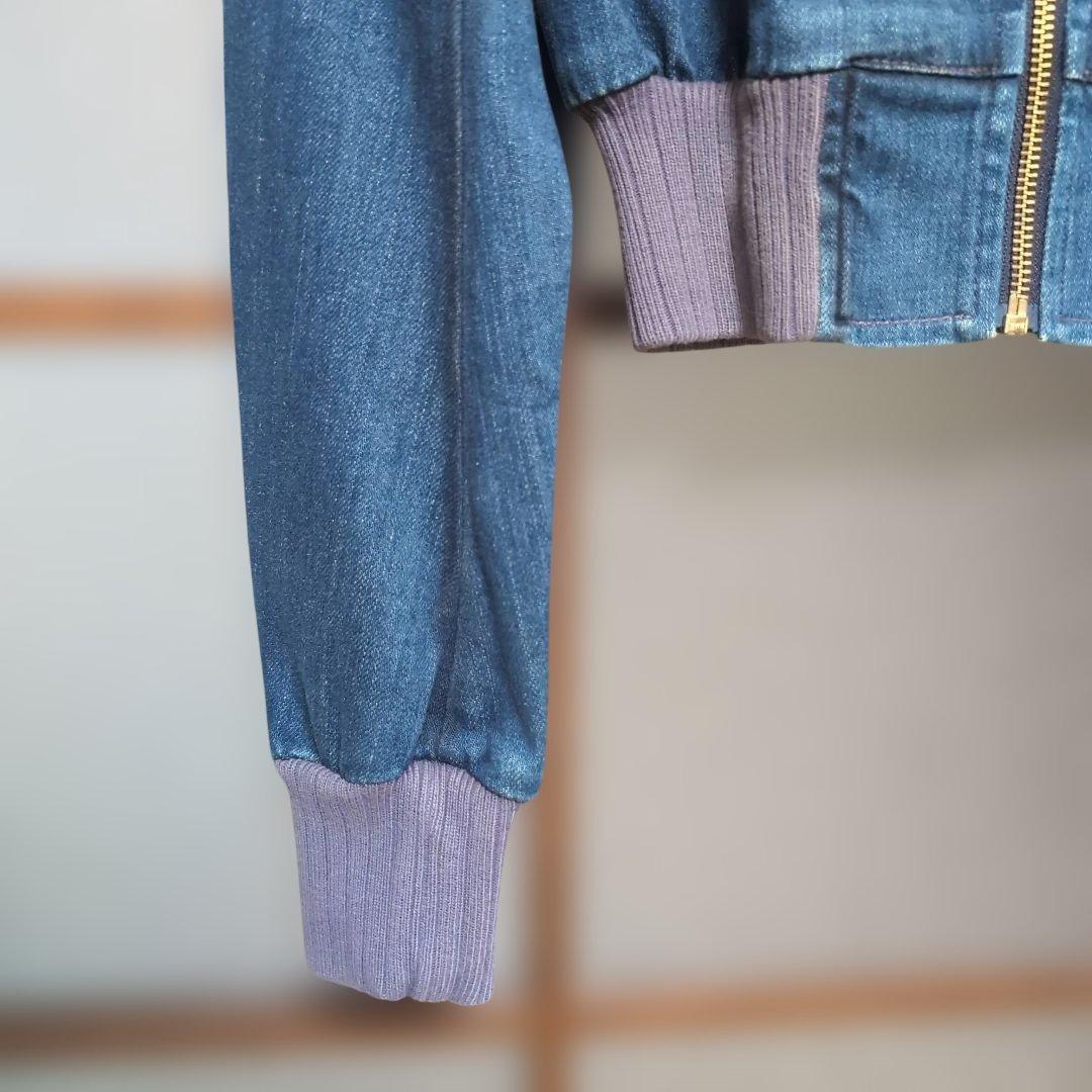 美品リーバイスレッド　デニムブルゾンショート丈　S