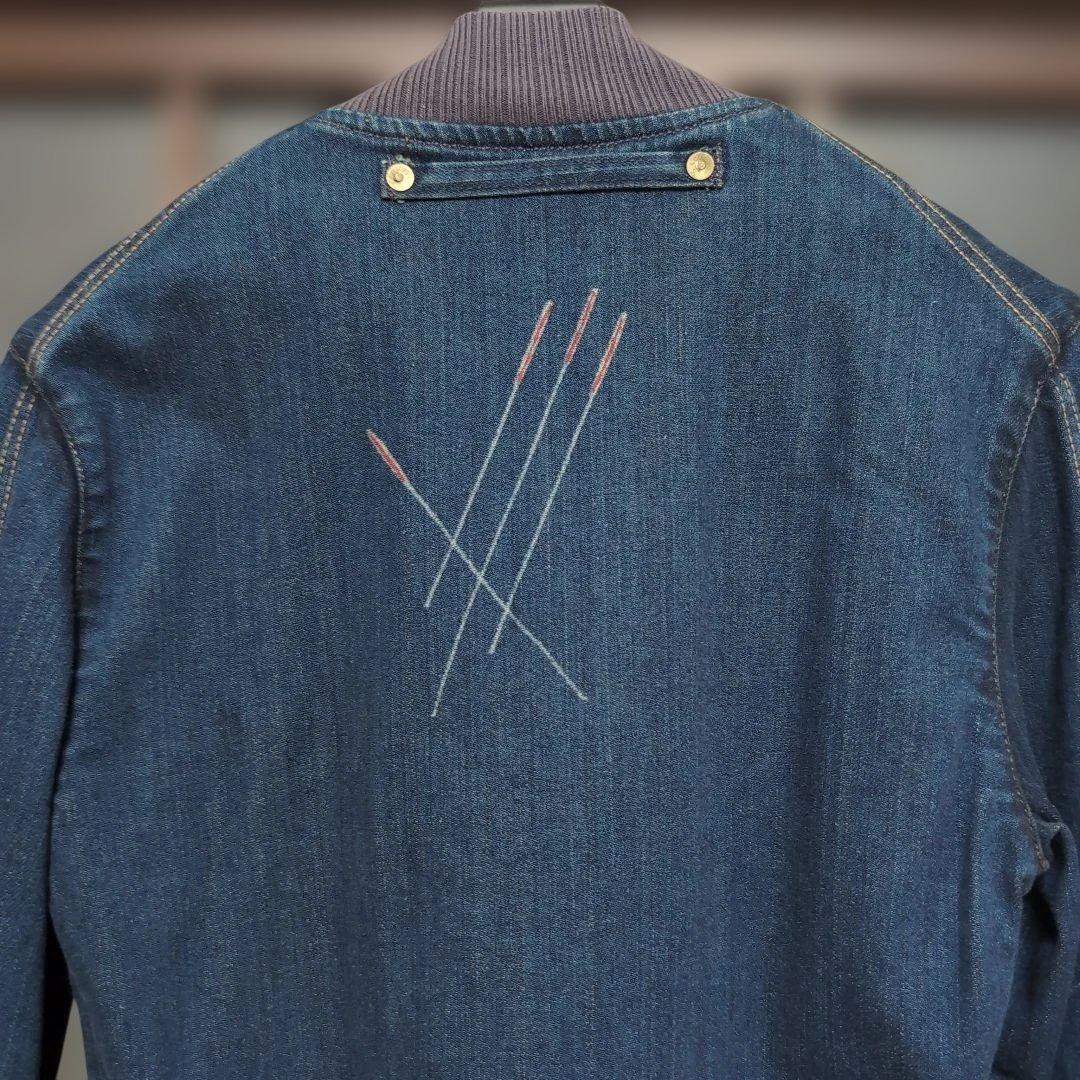 美品リーバイスレッド　デニムブルゾンショート丈　S