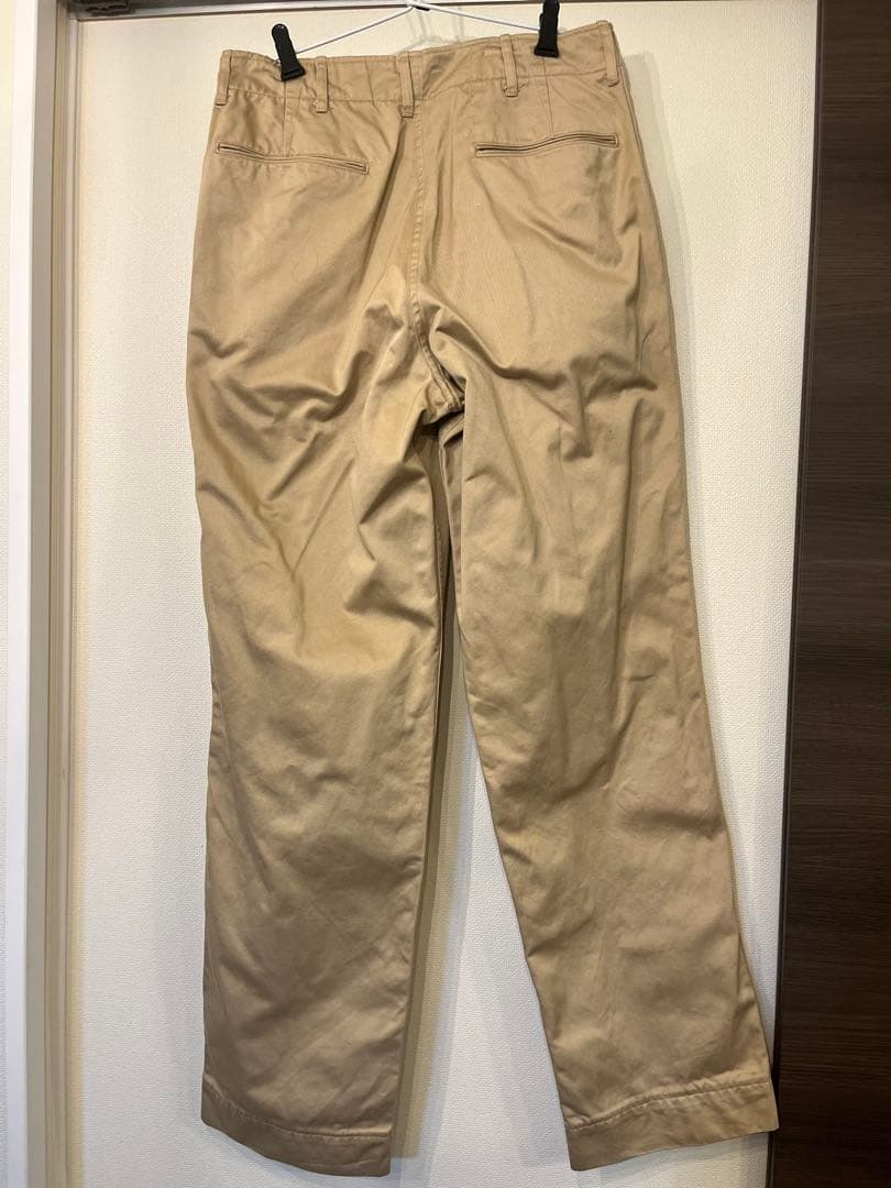 希少⭐︎リアルマッコイ　ベージュ チノパン 29インチ