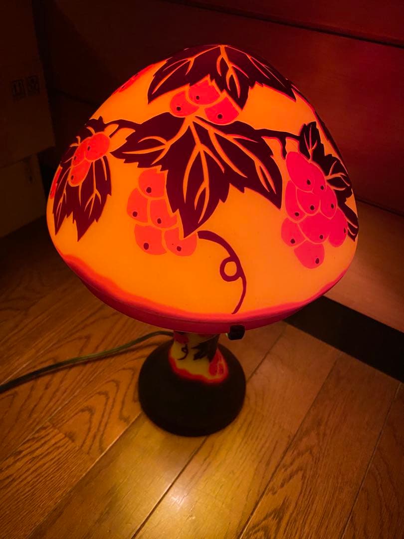 ガレ風 テーブルランプ