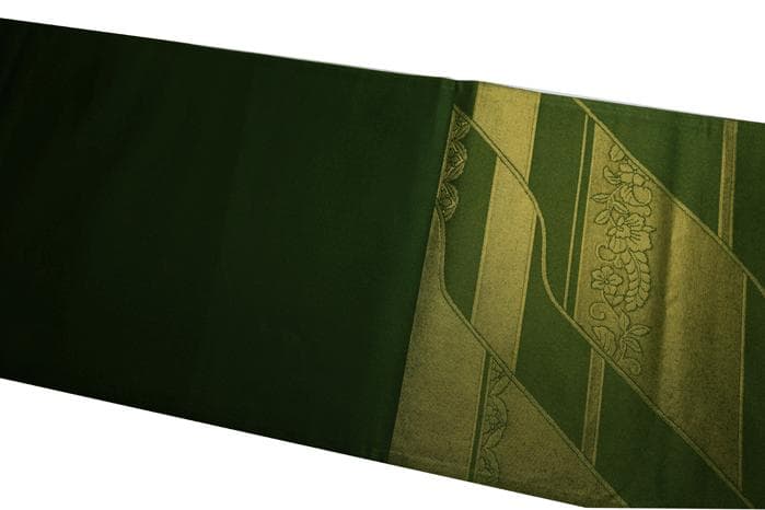 【送料無料】澤屋重兵衛　特選西陣袋帯　金彩唐草模様　六通柄袋帯　未使用品