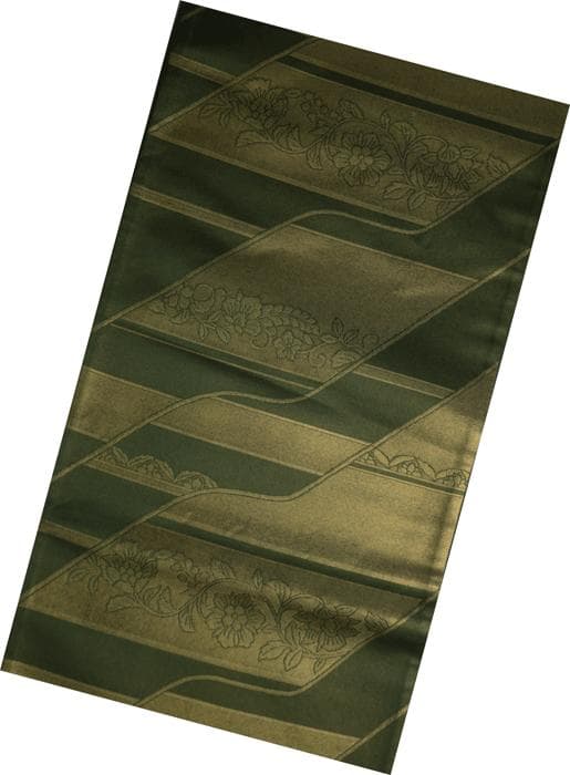 【送料無料】澤屋重兵衛　特選西陣袋帯　金彩唐草模様　六通柄袋帯　未使用品