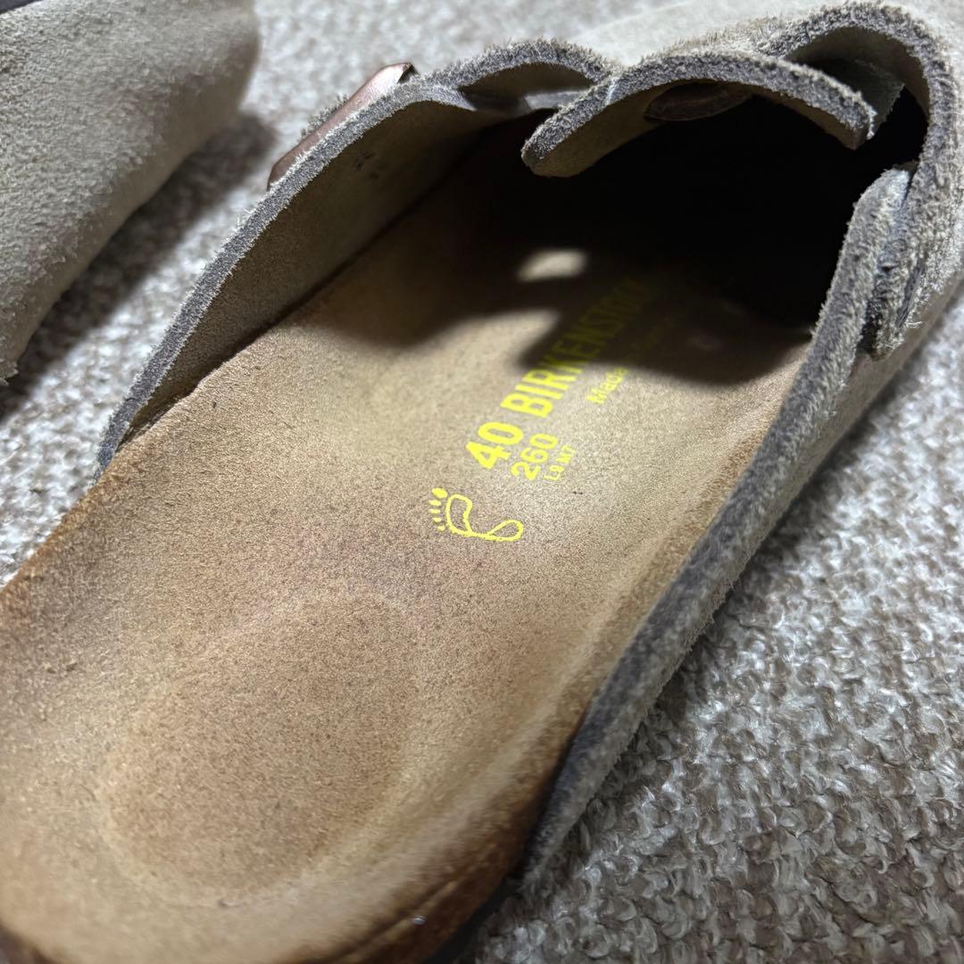 【BIRKENSTOCK】Boston レギュラー トープ 40 26cm