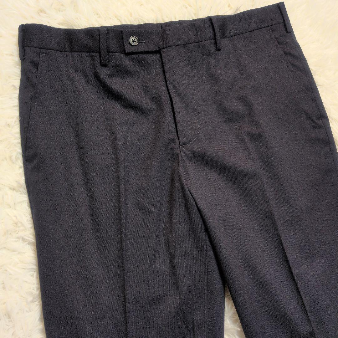 【美品✨UNIQLO✨L】ビジネス スーツ セットアップ スリム フィット 伸縮