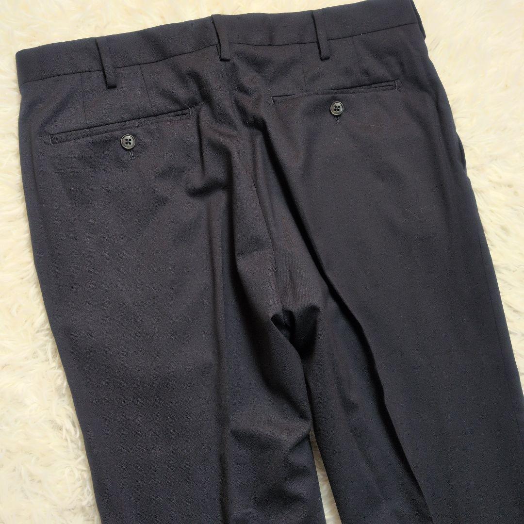 【美品✨UNIQLO✨L】ビジネス スーツ セットアップ スリム フィット 伸縮