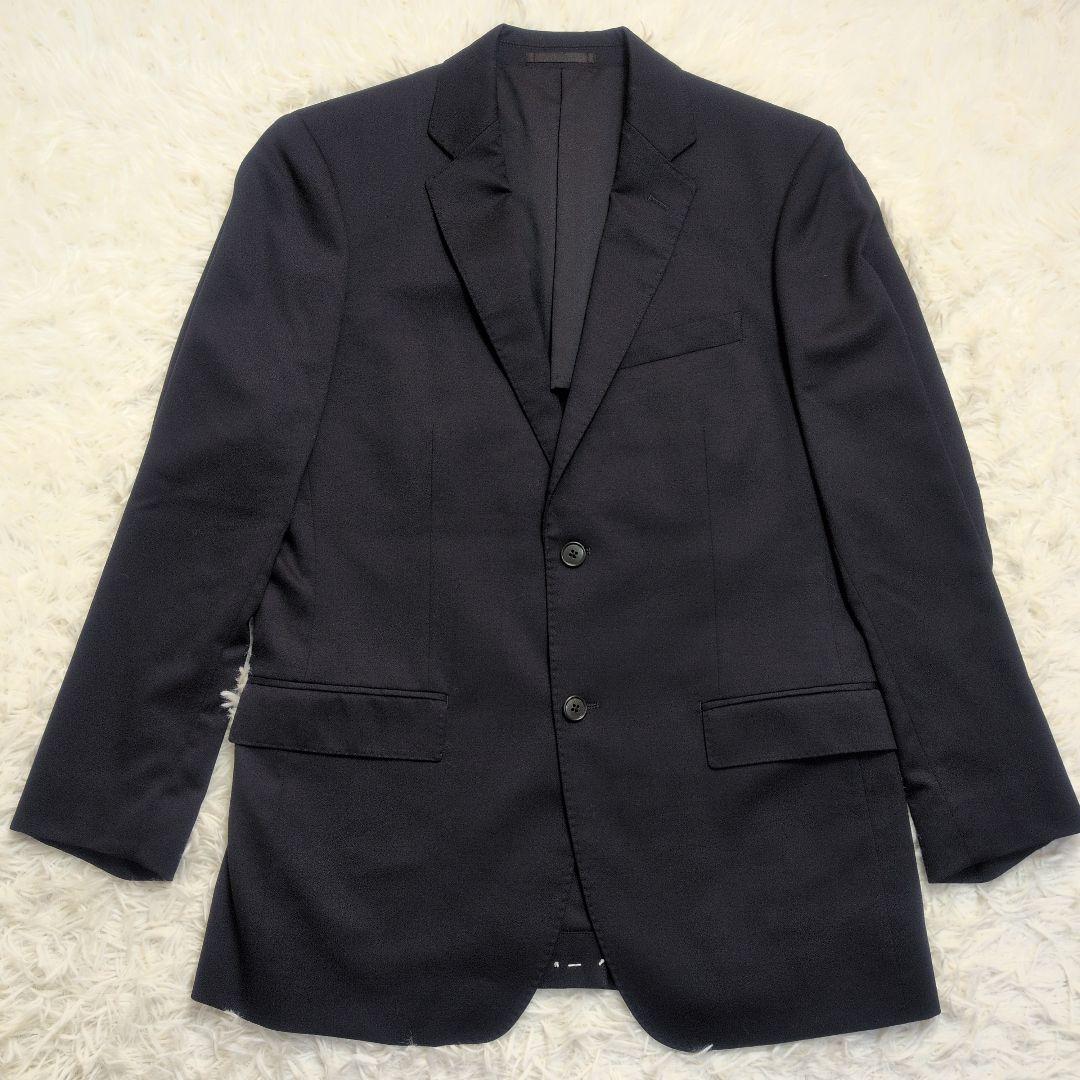 【美品✨UNIQLO✨L】ビジネス スーツ セットアップ スリム フィット 伸縮