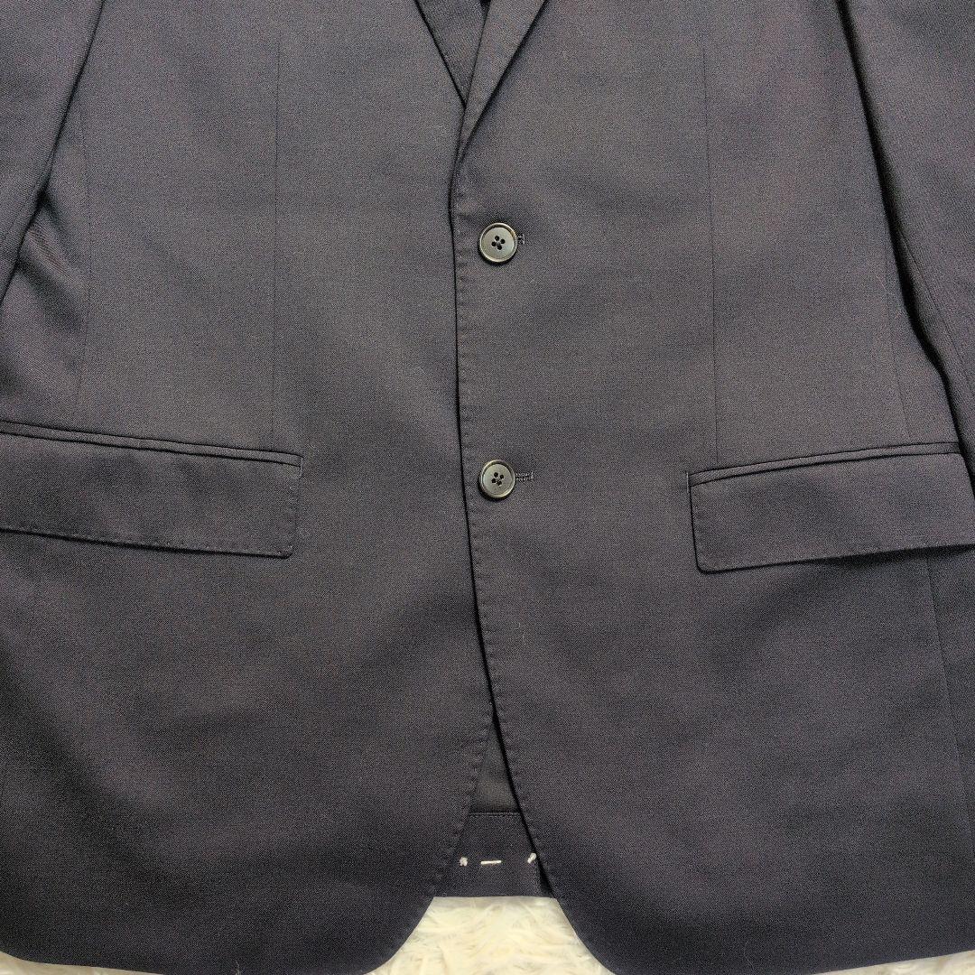 【美品✨UNIQLO✨L】ビジネス スーツ セットアップ スリム フィット 伸縮