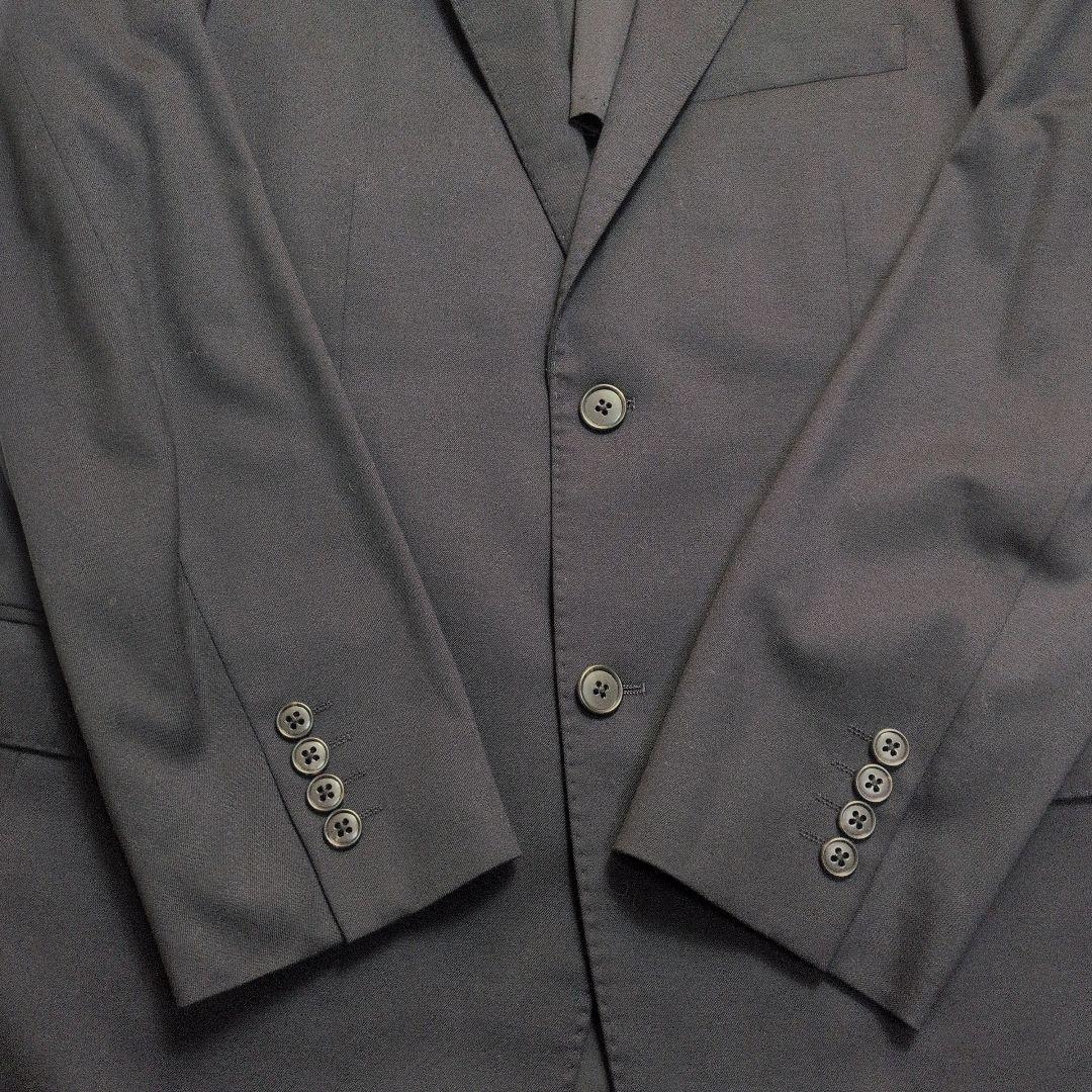 【美品✨UNIQLO✨L】ビジネス スーツ セットアップ スリム フィット 伸縮