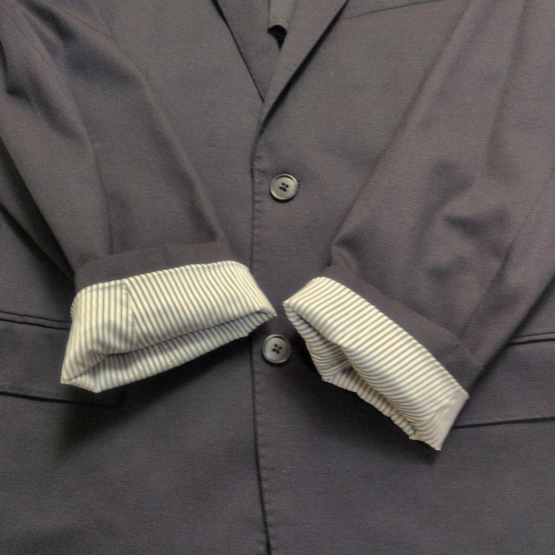 【美品✨UNIQLO✨L】ビジネス スーツ セットアップ スリム フィット 伸縮