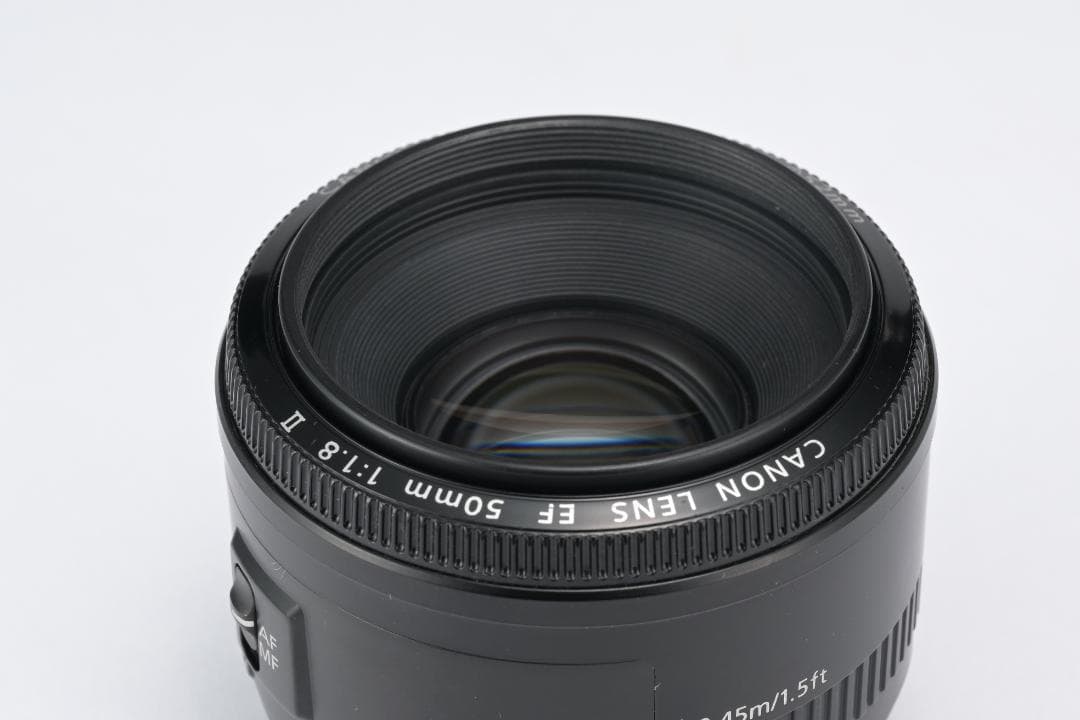 整備済み！Canon EF50mm F1.8 II