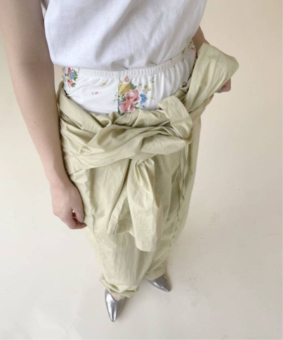 【新品未使用】YUHAN WANG/floral biker shorts