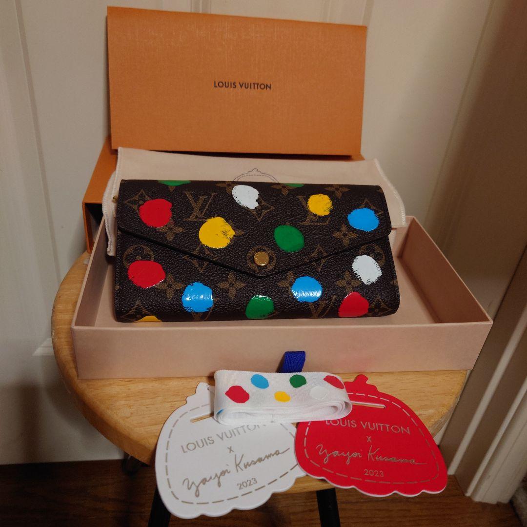 限定 ルイヴィトン ポルトフォイユ・サラNM M81980 草間彌生コラボ　希少