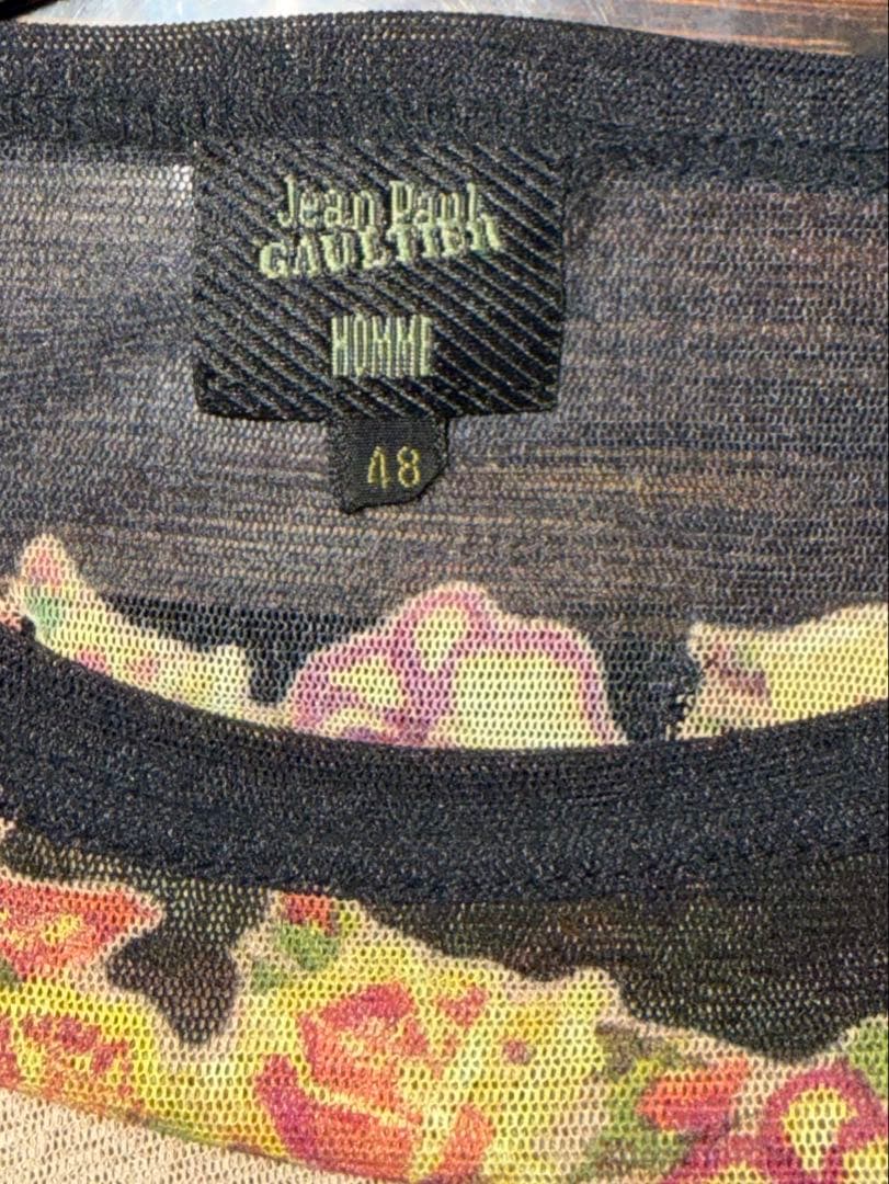 ゴルチェ　オム　長袖Tシャツ