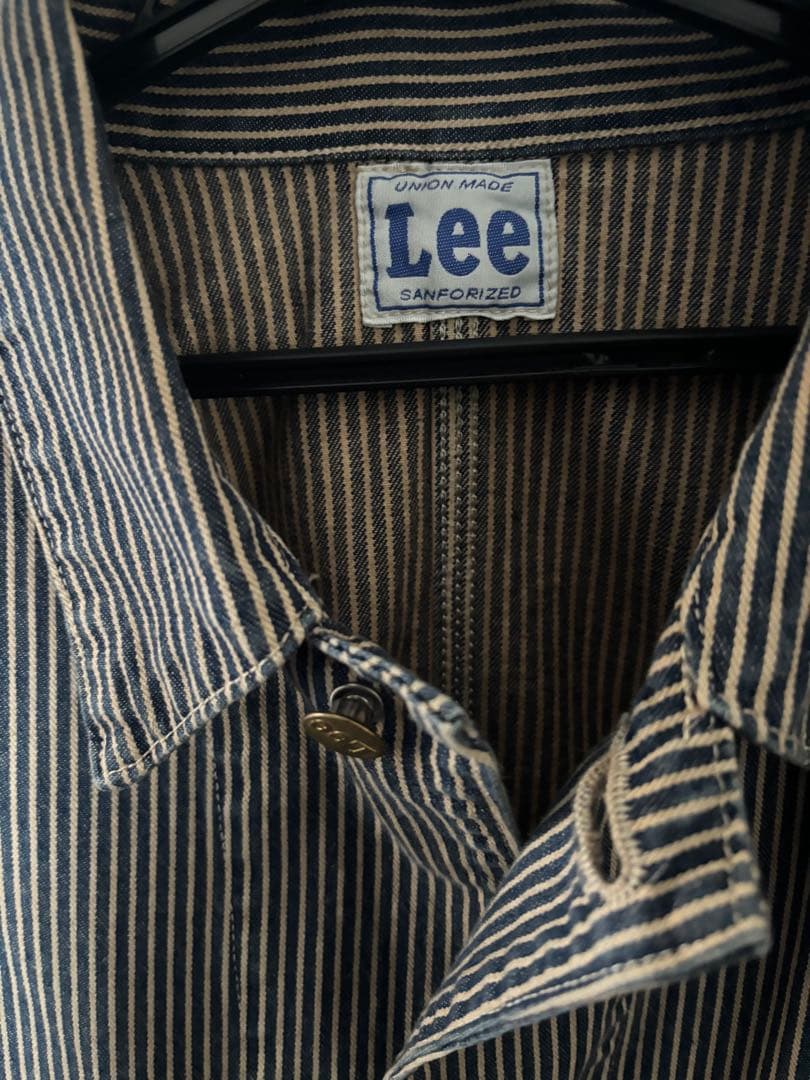 Lee ストライプ カバーオール