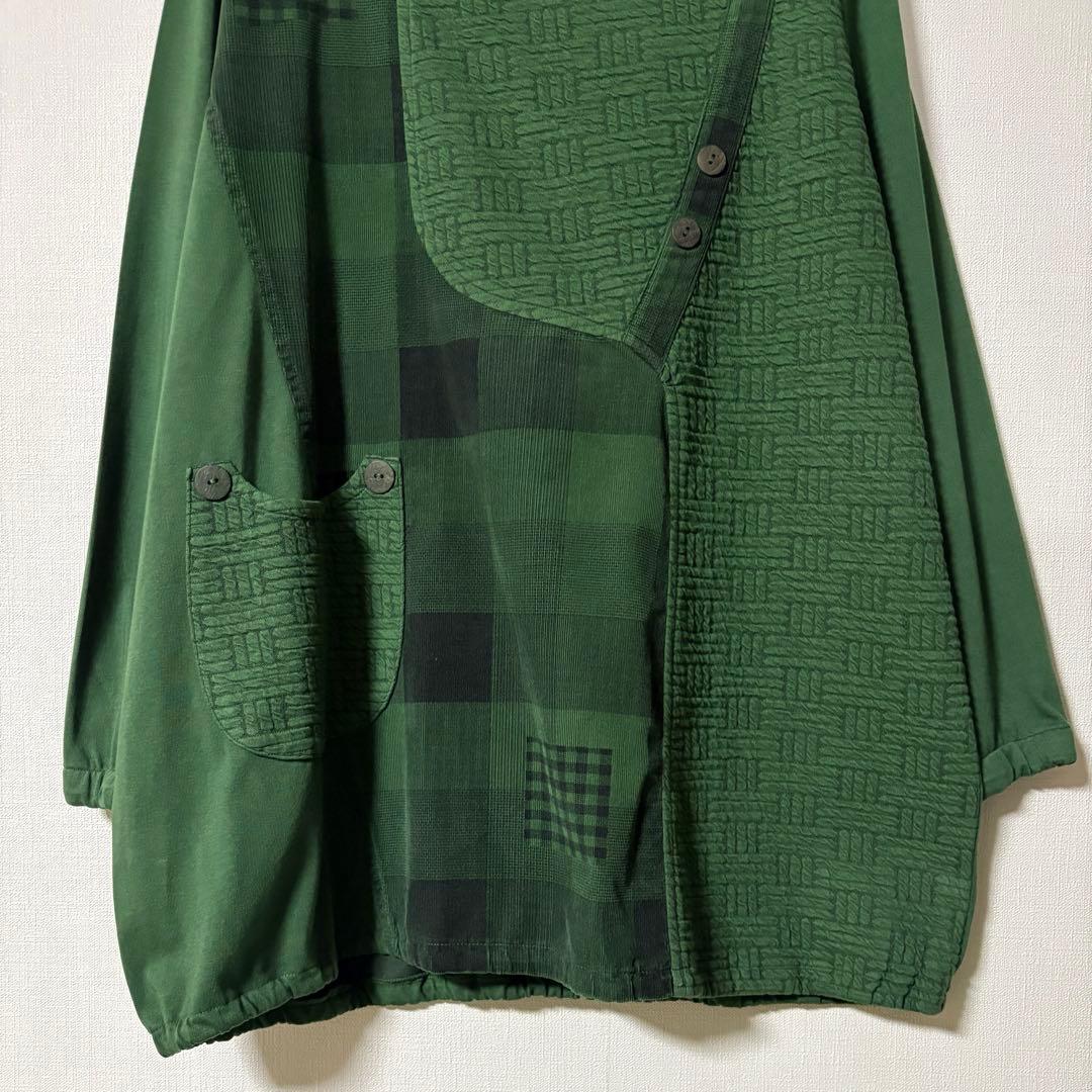 おまとめ2枚　レディース　チュニック　ワンピース　大きめ　ゆったり　Free