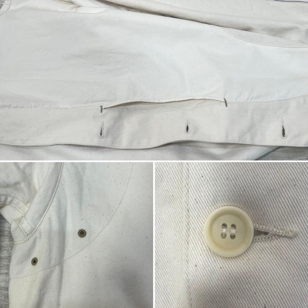 美品 THE CORONA UTILITY ホワイトツイルカバーオール 日本製