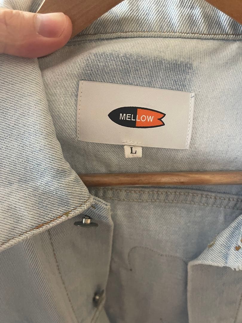 完売品！mellow メロウ　デニムジャケット　サイズL