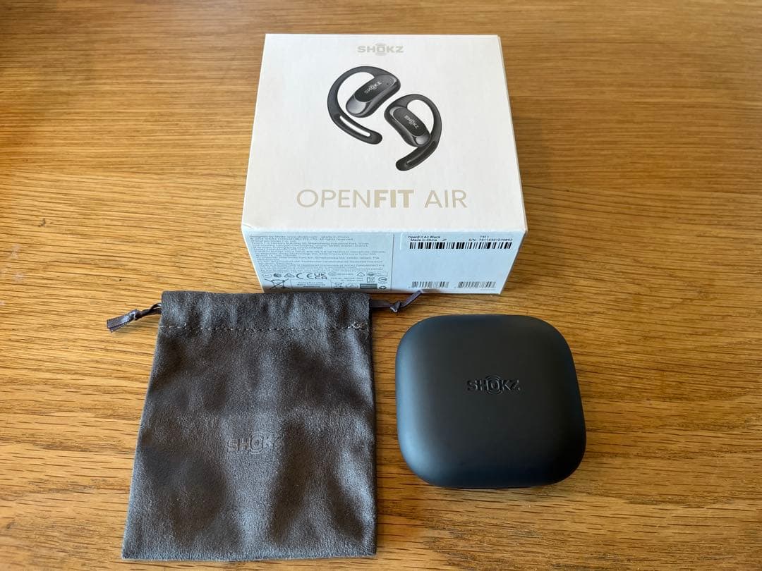 SHOKZ Open Fit Air ブラック