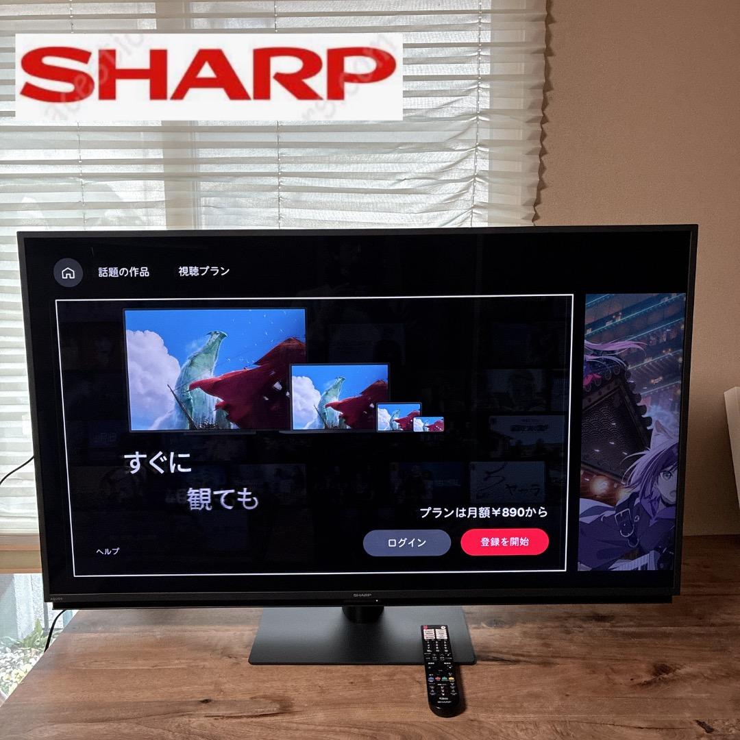 【お値下げOK】AQUOS シャープ 50V型 新AI Google 小キズ有