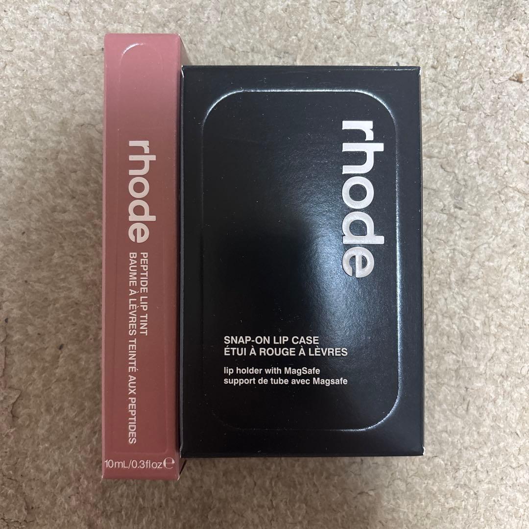 rhode SNAP-ON LIP CASE ブラック
