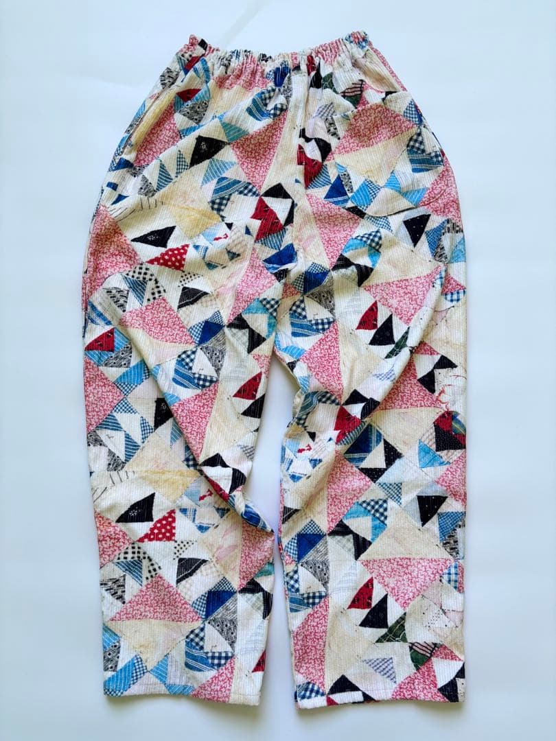 パッチワークプリント コーデュロイパンツ GOTOHOLLYWOOD 01 新品