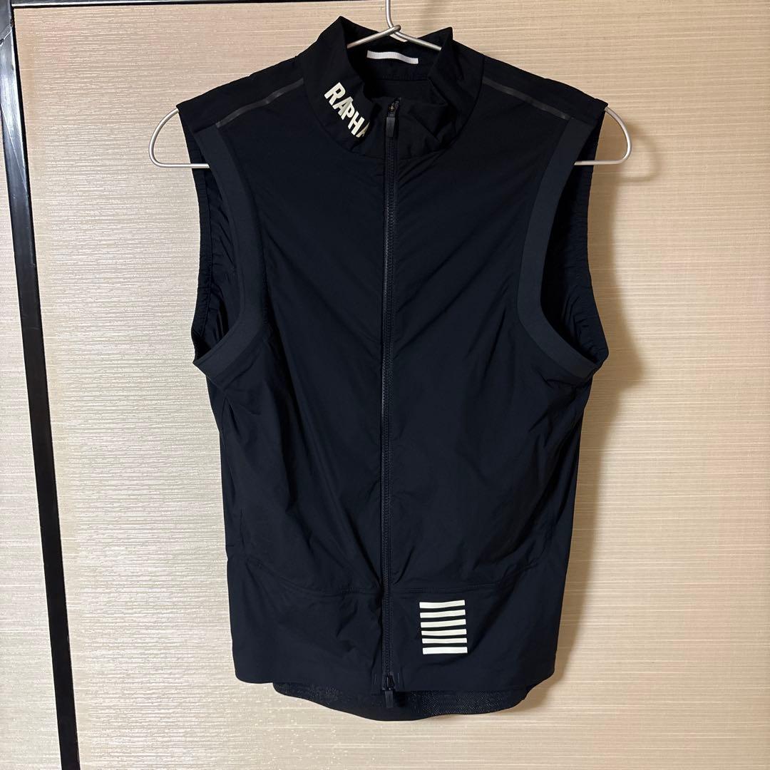 ラファ メンズ プロチーム ライトウェイト ジレ Sサイズ 黒系