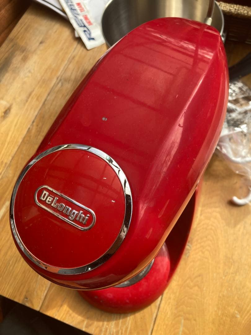 DeLonghi スタンドミキサー レッド