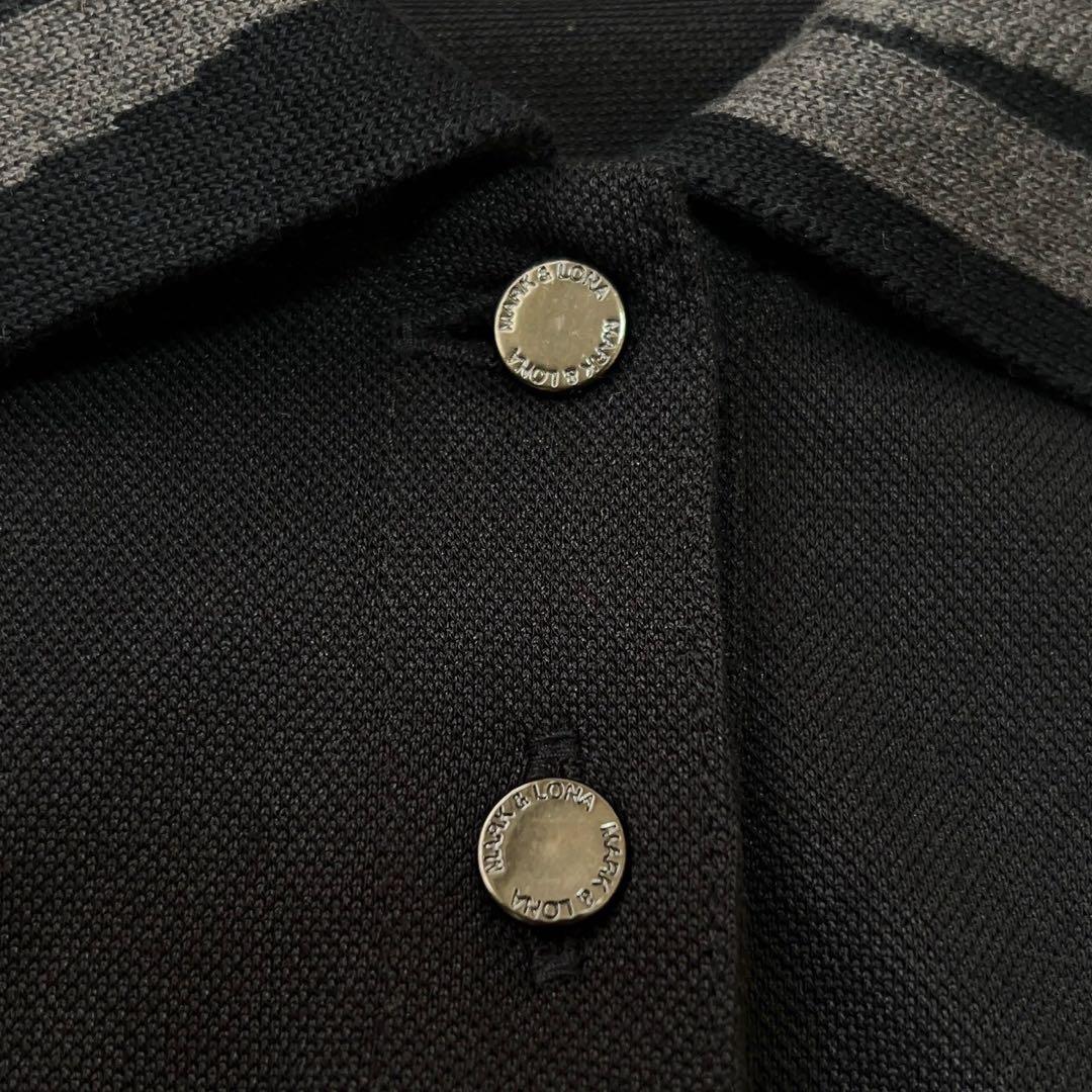 MARK & LONA ミッキーポロシャツ ブラック