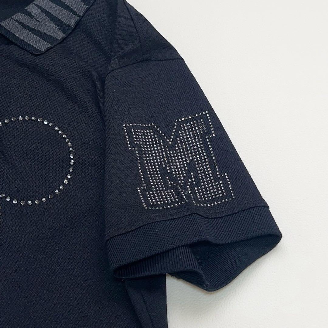 MARK & LONA ミッキーポロシャツ ブラック