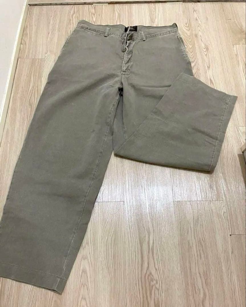 90s 三つ星　usa製 rrl ミリタリー　チノパン　ワイド　ダブルアールエル