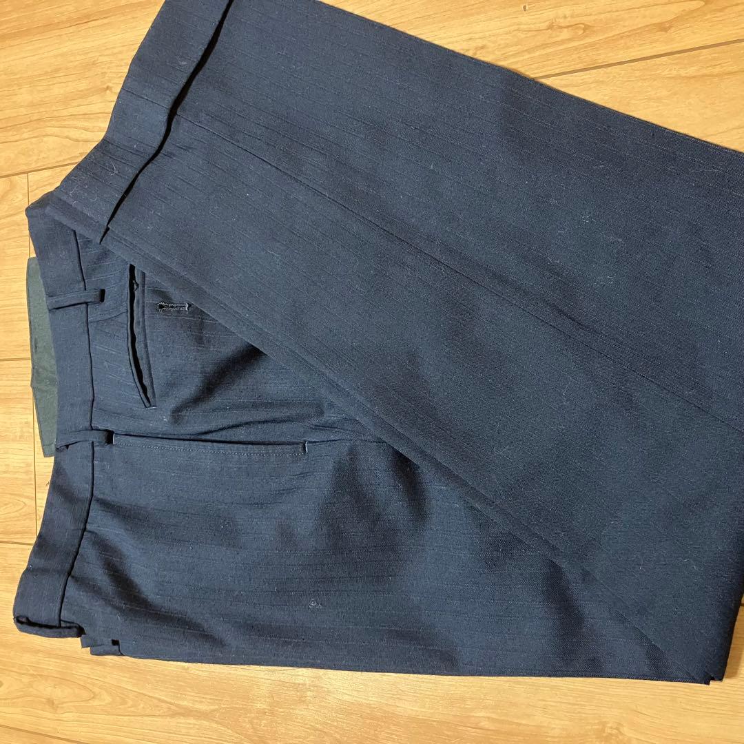 最終価格J.PRESSネイビーストライプスーツXL