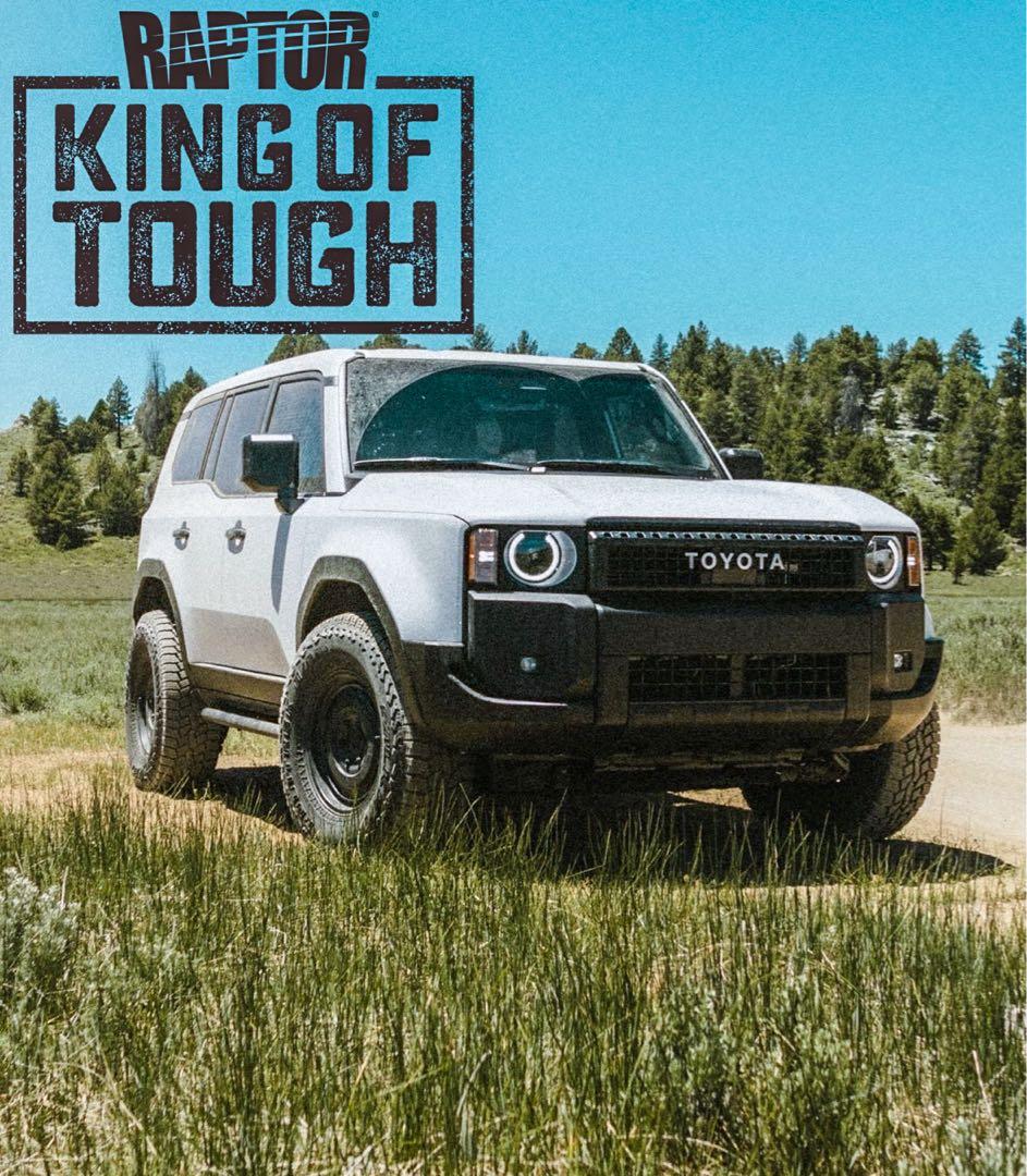 ①ランドクルーザー　250 グリル　ラプターライナー塗装フルセット