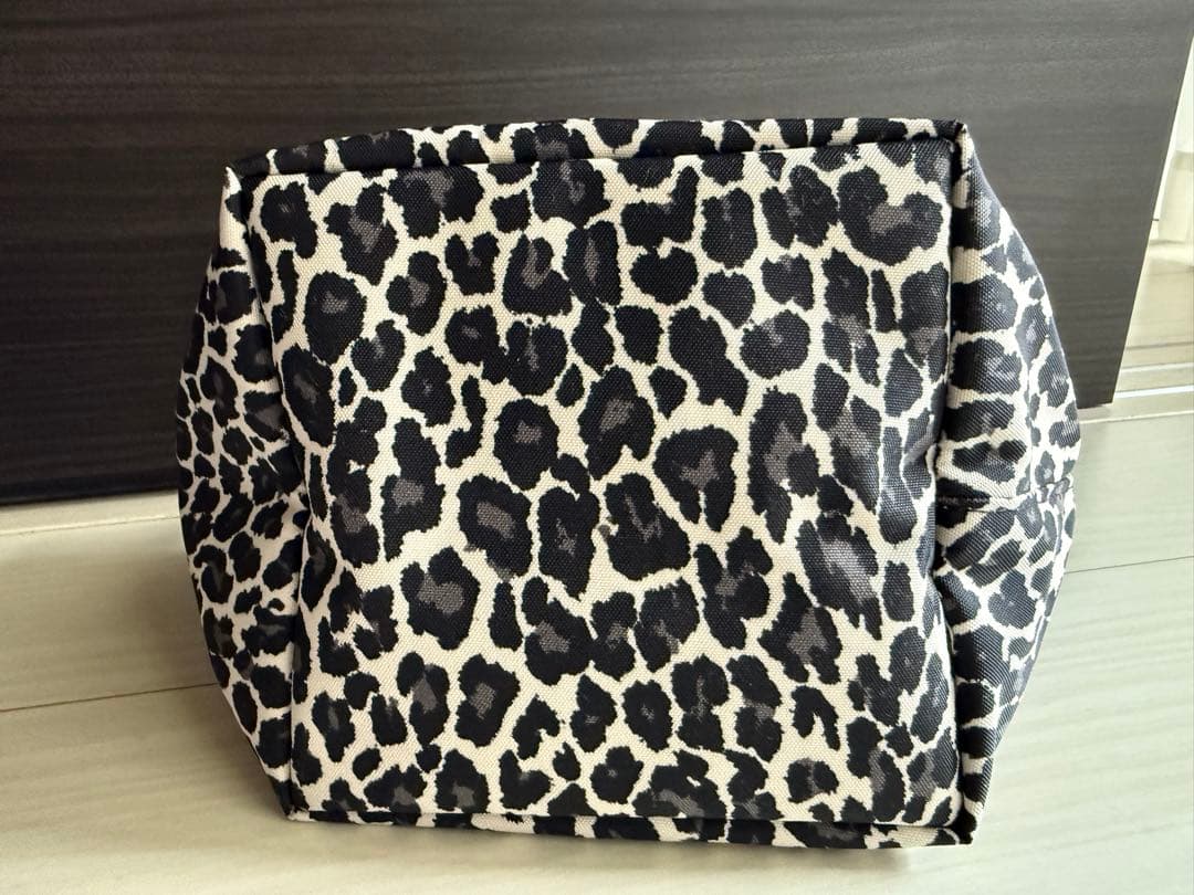 Hervé Chapelier 舟型トートSヒョウ柄バッグ