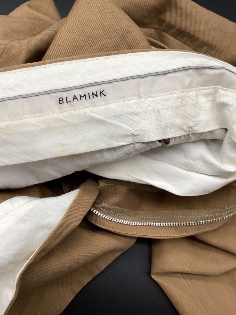 EF0501-6-2 BLAMINK 2タック/チノ/ボトム/38/コットン