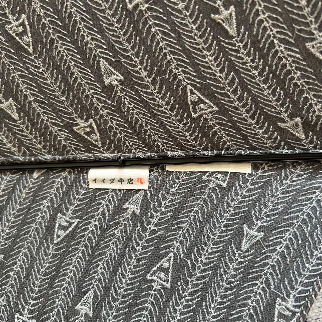 【未使用】イイダ傘店　KITAYA 日傘・長傘　猫　グレー