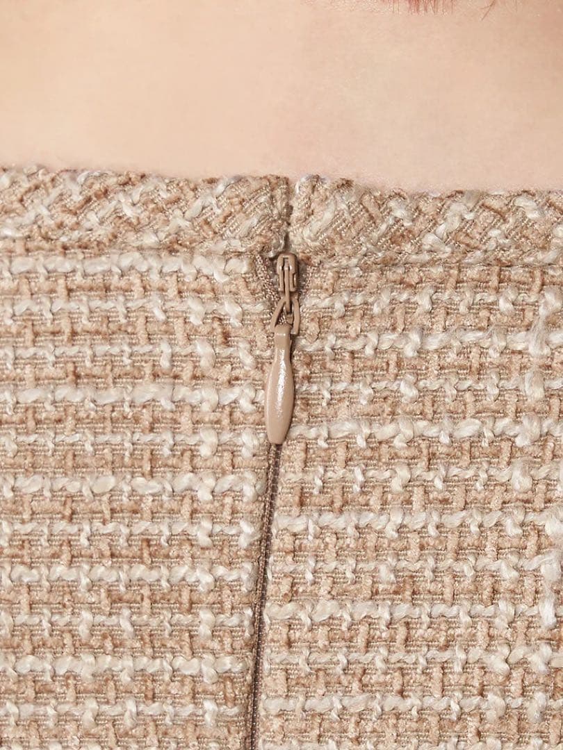 Darich プリーツドッキングツイードミニワンピース 新品未使用