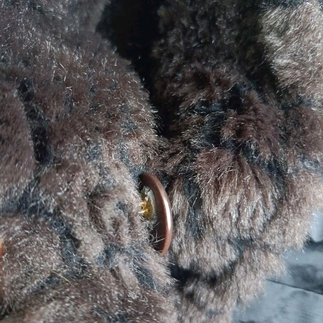 Max Mara リバーシブルショートジャケット テディベア M　クロコ柄 総柄