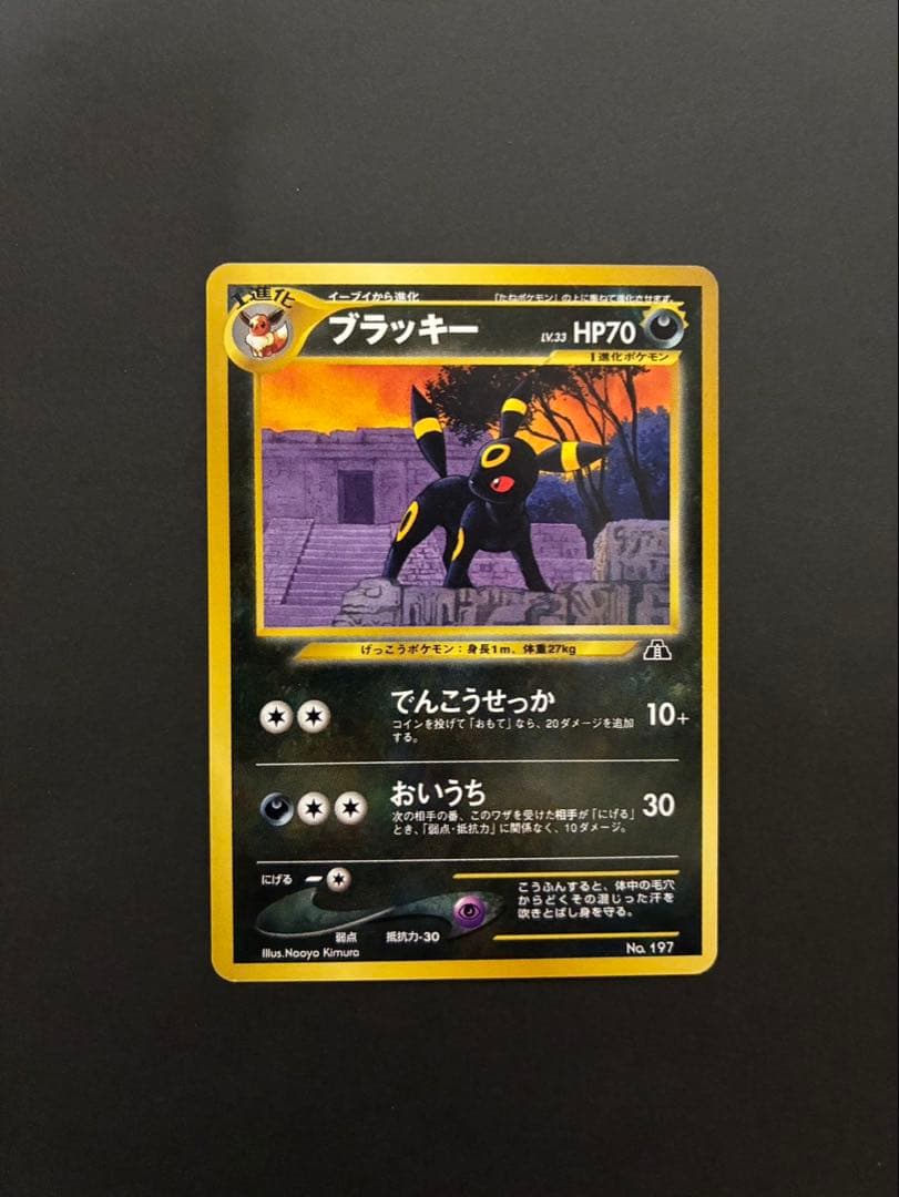 ポケモンカード ブラッキー エーフィ 旧裏 プレミアムファイル 2枚セット