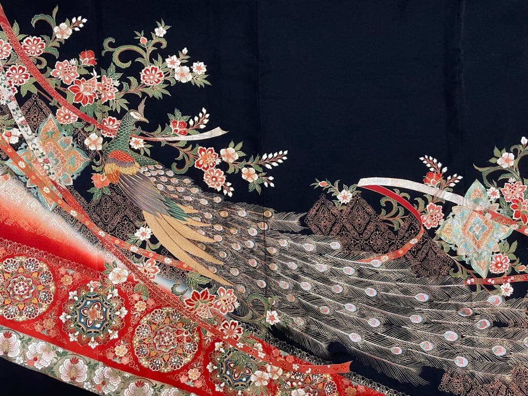 黒留袖 着物リメイク ハンドメイド 素材 まとめ売り☆