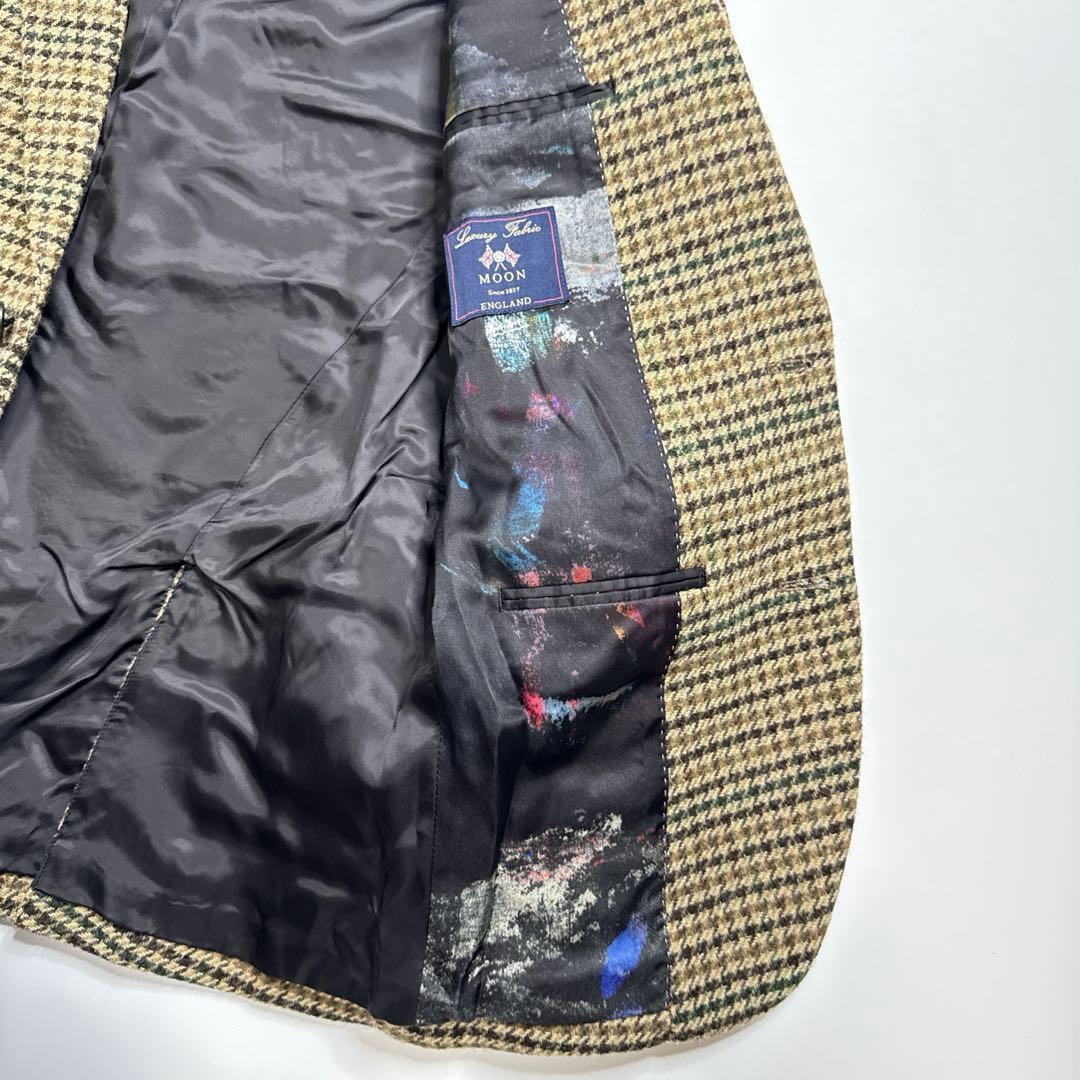 【極美品】PSポールスミス　MOON製ツイード　テーラードジャケット　Lサイズ