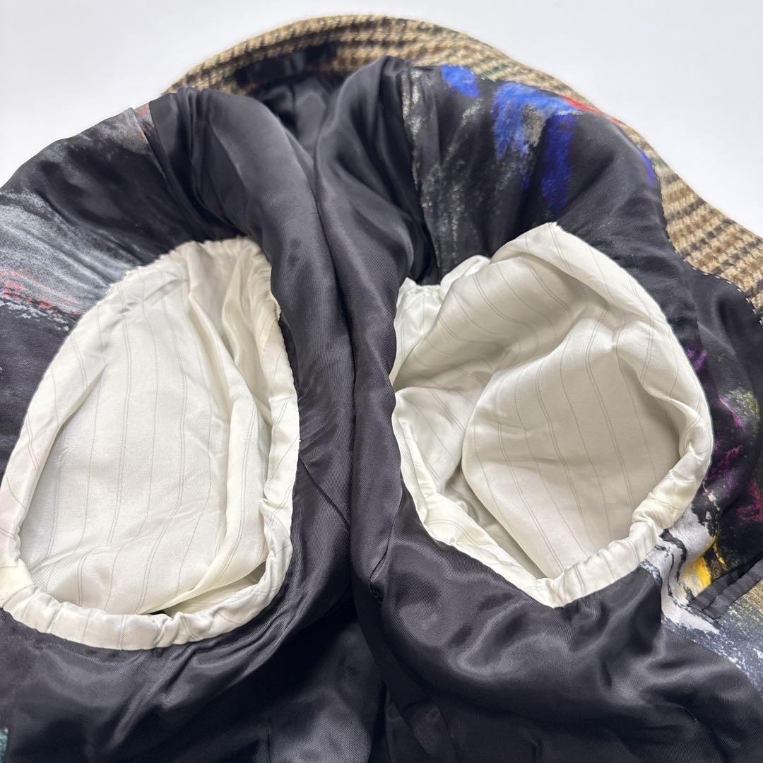 【極美品】PSポールスミス　MOON製ツイード　テーラードジャケット　Lサイズ