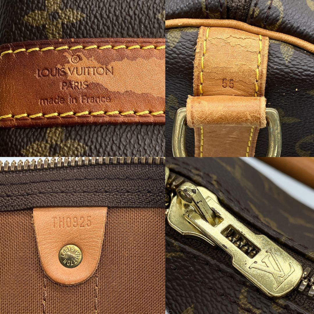 【LOUIS VUITTON】キーポルバンドリエール55 モノグラム　旅行鞄